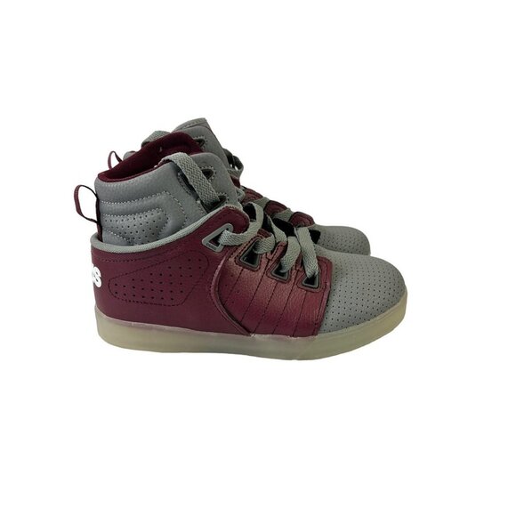 Osiris Burgundy & Grey Shoes - Picture 2 of 9